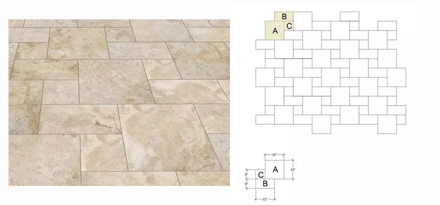 瓷磚補(bǔ)位形鋪貼
